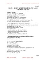 ĐỒ ÁN CƠ SỞ THIẾT KẾ MÁY 