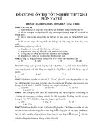 ĐỀ CƯƠNG ÔN THI TỐT NGHIỆP THPT 2011 MÔN VẬT LÍ PHầN III : DAO ĐỘNG ĐIỆN pps