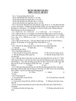 ĐỀ ÔN THI ĐH NĂM 2011 MÔN : VẬT LÍ - ĐỀ SỐ 3 docx