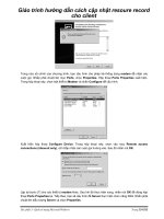 Giáo trình hướng dẫn cách cập nhật resoure record cho client phần 1 ppsx