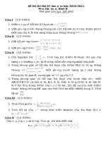 DeDA mon toan Khoi B thi Thu DH 2012 docx