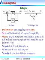 Bài giảng lý thuyết điều khiển tự động - Mô hình toán học, hệ thống điều khiển liên tục part 7 pot