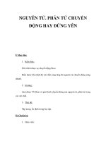 NGUYÊN TỬ. PHÂN TỬ CHUYỂN ĐỘNG HAY ĐỨNG YÊN pot