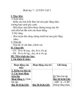 Hình học 7 - LUYỆN TẬP 2 potx