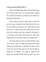 Công tác qủan lý đăng chắn cá doc