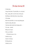 Giáo án HÌnh học 12 ban tự nhiên : Tên bài dạy : Ôn tập chương III pps