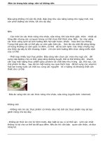 Món ăn trong bữa sáng: nên và không nên pot