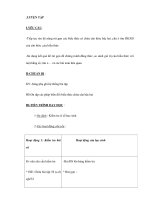 LUYỆN TẬP RÚT GỌN BIỂU THỨC CHỨA CĂN BẬC HA potx