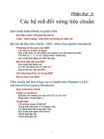 Các hệ mã đối xứng tiêu chuẩn