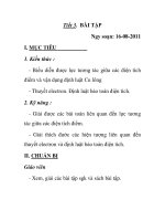 Tiết 3. BÀI TẬP pptx