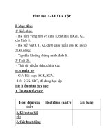 Hình học 7 - LUYỆN TẬP potx