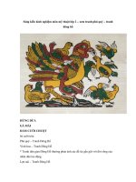 Sáng kiến kinh nghiệm môn mỹ thuật lớp 2 – xem tranh phú quý – tranh đông hồ pdf