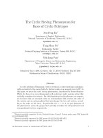 Báo cáo toán học: 