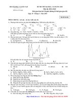 Đề ôn luyện thi môn hóa học - đề 3 docx