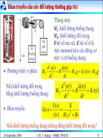 Bài giảng lý thuyết điều khiển tự động - Mô hình toán học, hệ thống điều khiển liên tục part 4 docx