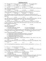 Đề thi thử vật lý số 1 doc