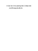 Làm việc với các phương thức và thuộc tính của đối tượng bộ mẫu tin pptx