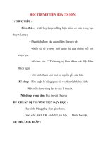 Giáo án Sinh Học lớp 12 Ban Tự Nhiên: HỌC THUYẾT TIẾN HÓA CỔ ĐIỂN. docx