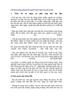 Chế độ ăn uống, kiêng kị cho người bị mắc bệnh Ung thư dạ dày pdf