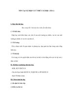 TỒN TẠI XÃ HỘI VÀ Ý THỨC XÃ HỘI (Tiết 1) pot