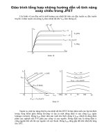 Giáo trình tổng hợp những hướng dẫn về tính năng xoay chiều trong JFET phần 1 pptx