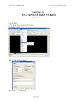 Giáo trình Autocad 2004 - Chương 4 pptx