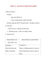 Giáo án Hóa Học lớp 10: ĐỒNG VỊ – NGUYÊN TỬ KHỐI TRUNG BÌNH pdf