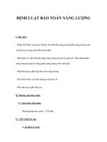 ĐỊNH LUẬT BẢO TOÀN NĂNG LƯỢNG pps