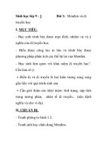 Sinh học lớp 9 - 1 truyền học ppt