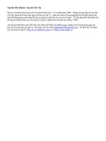 Tổng quát giải tích hàm số lớp 12 pptx