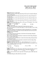 ĐỀ LUYỆN THI ĐẠI HỌC MÔN VẬT LÝ_ ĐỀ 05 potx