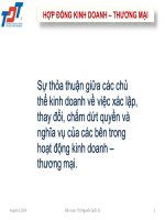 14-Quy định chung về hợp đồng KD-TM ppt