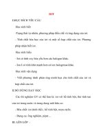 Giáo án Hóa Học lớp 10: IOT pdf