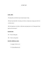 LUYỆN TẬP - Các hệ thức trong việc giải tam giác vuông docx