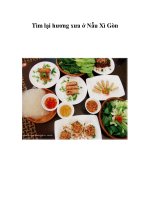 Tìm lại hương xưa ở Nẫu Xì Gòn potx