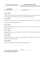 Đề thi môn Phát triển PM HĐT với UML - đề 6 docx