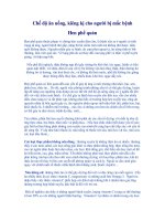 Chế độ ăn uống, kiêng kị cho người bị mắc bệnh Hen phế quản docx