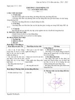 Giáo án Vật Lý 12 Cơ Bản năm học: 2011 - 2012 potx