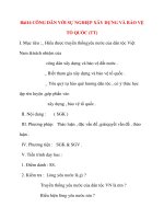 Giáo án Công Dân lớp 10: Bài14 CÔNG DÂN VỚI SỰ NGHIỆP XÂY DỰNG VÀ BẢO VỆ TỔ QUỐC (TT) pdf