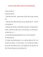 Giáo án Địa Lý lớp 10: QUI LUẬT ĐỊA ĐỚI VÀ QUI LUẬT PHI ĐỊA ĐỚI doc