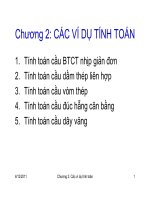 TIN HỌC THIẾT KẾ THẾ CẦU - CHƯƠNG 2 docx