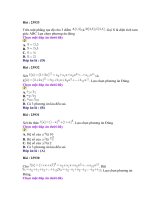 Một số bài toán 12 - phần 8 pot