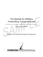 The Market for Military Fixed-Wing Trainer Aircraft pdf