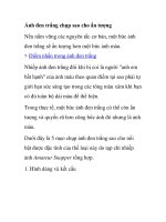 Ảnh đen trắng chụp sao cho ấn tượng pdf