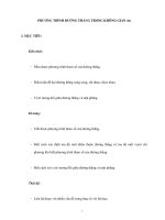 PHƯƠNG TRÌNH ĐƯỜNG THẲNG TRONG KHÔNG GIAN (tt) pps