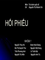 HỐI PHIẾU - GV Nguyễn Thị Khánh Chi pot