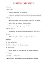 Giáo án Giải tích 12 ban tự nhiên : Tên bài dạy : LUYỆN TẬP CHƯƠNG VI doc