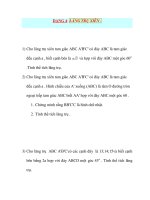 Giáo án Hình Học lớp 10: DẠNG 4: LĂNG TRỤ XIÊN . pdf