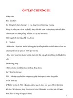 Giáo án Giải tích 12 ban tự nhiên : Tên bài dạy : ÔN TẬP CHƯƠNG III pps