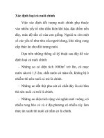 Xác định loại cá nuôi chính pot